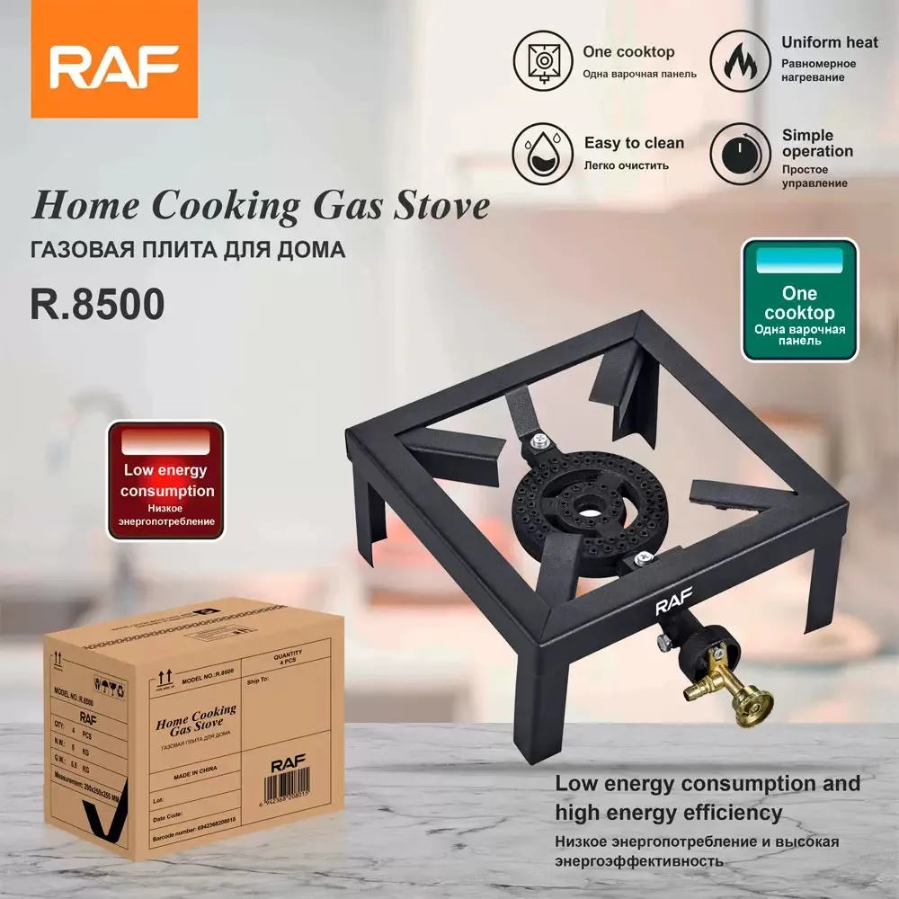 Raf Liquefied Gas Flameout Single Stove Easy to Clean Gas Stove