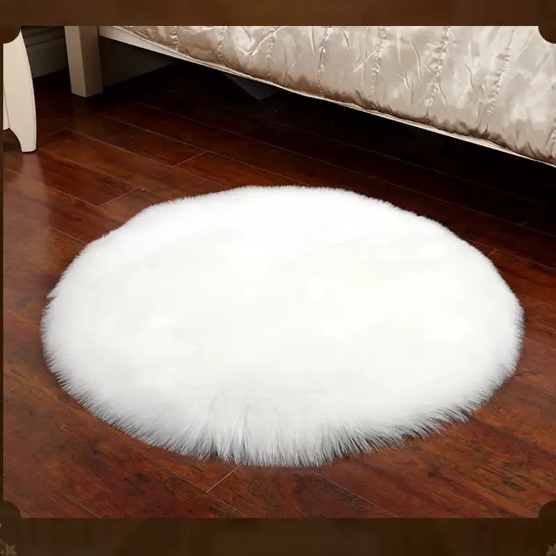 Fur rug backdrop