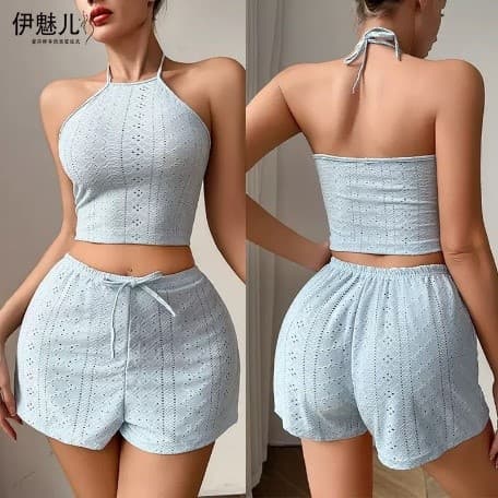 Halter Neck Lounge Set (2pcs)